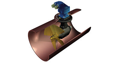 方位角推进器 - KT Range - Kort Propulsion - 隧道式 / 船舶 / 液压