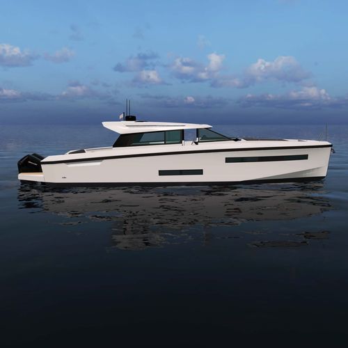 舷内快艇 - 48 coupé - Delta POwerboats - 舷外 / 双引擎 / 硬顶