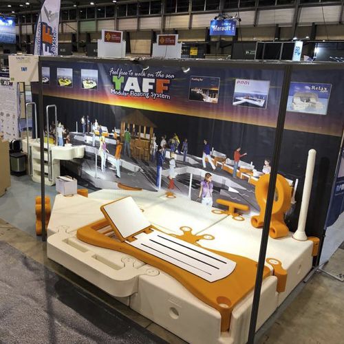 漂浮长椅 - Relax - TAFF - Modular Floating System - 用于游艇 / 可调节 / 塑料