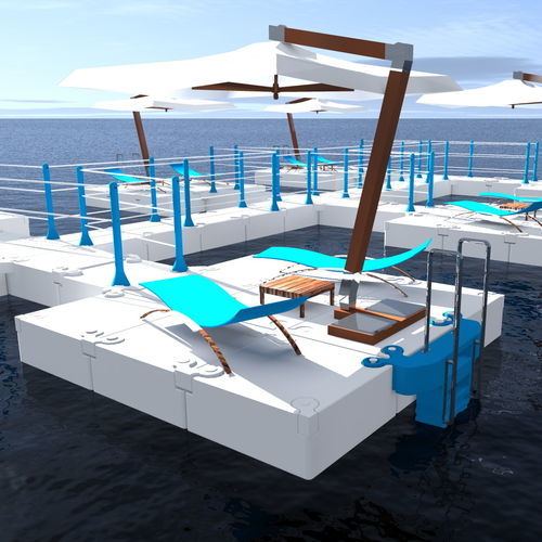 水上平台 - TAFF - Modular Floating System - 多功能 / 大型活动 / 可调节
