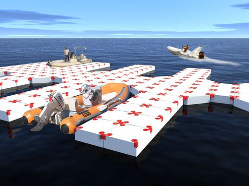 拼装式浮桥 - TAFF - Modular Floating System - 漂浮式 / 系泊 / 船用