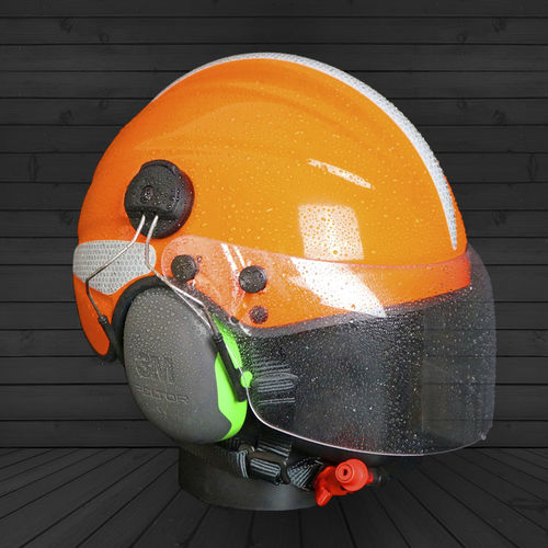 防护安全帽 - Cut Away - Gecko Headgear - 成人 / 具有降噪装置