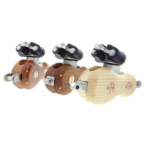 单滑车 - Fiddle block with Camcleat - Ording Blockmakers - 提琴式 / U 型搭扣/弹簧 / 传统帆船用