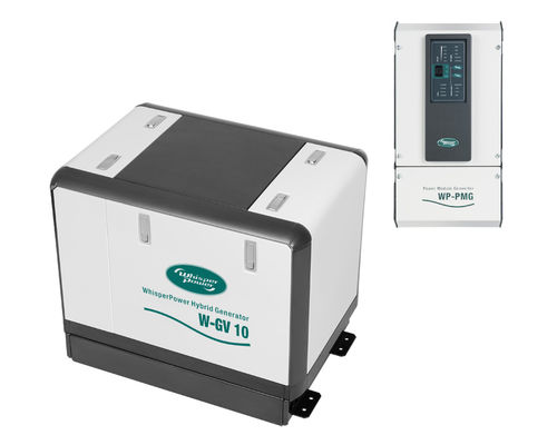 柴油发电机组 - W-GV 10 MOBILE - WhisperPower - 船用 / 隔音 / 带有交流发电机