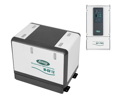 柴油发电机组 - W-GV 12 MOBILE - WhisperPower - 船用 / 隔音 / 带有交流发电机