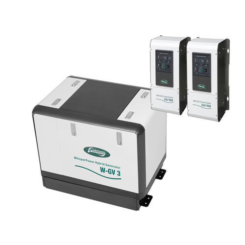 柴油发电机组 - W-GV 3 MOBILE - WhisperPower - 船用 / 带有交流发电机