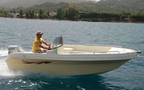 舷外敞开艇 - KAREL 495 SF - Karel Boats - 侧边控制台 / 钓鱼运动 / 最多容纳 6 人