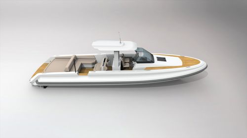 舷内充气艇 - 11.2M - Xtenders - RIB / 中央控制台 / 开放式