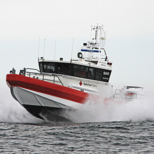 巡逻艇专业船 - FF 45X SAR - HUKKELBERG BOATS - 搜救船 / 救护船 / 舷内喷水式推进器