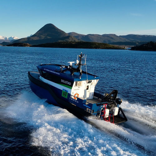 潜水支持船专业船 - FF X-55 M4 LDC - HUKKELBERG BOATS - 舷内 / 柴油 / 舷内喷水式推进器