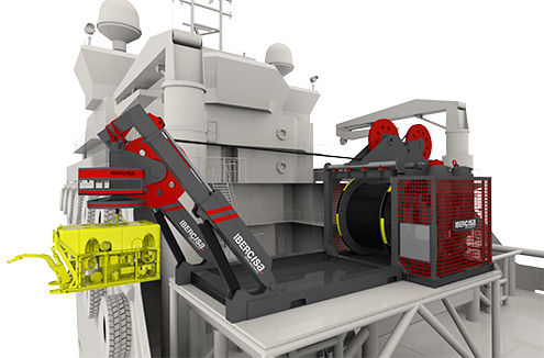 船舶绞车 - MO-E/160/4000-34 - Ibercisa Deck Machinery - ROV脐带缆 / 发射和回收系统 / 电动机