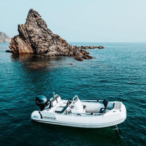 舷外充气艇 - SP 360 - HIGHFIELD BOATS - 半硬式 / 开放式 / 侧边控制台