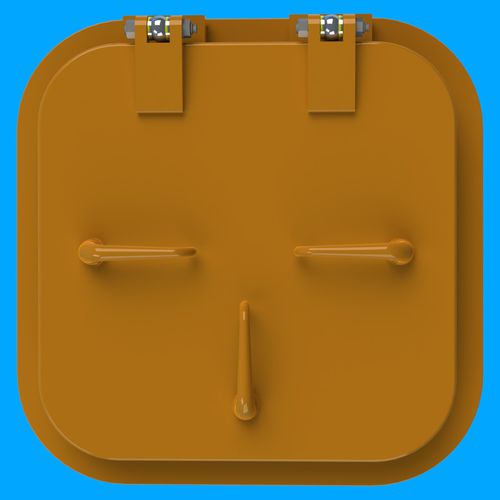 船用甲板舱口 - HWTPR series - Bofor Marine Products  - 用于游艇 / 正方形 / 开合式