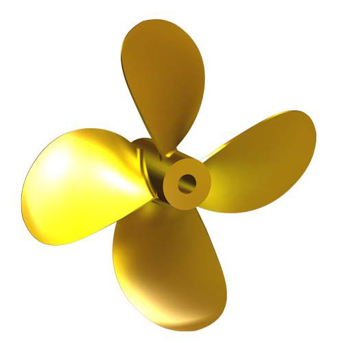 船用螺旋桨 - L6 - Italian Propellers S.r.l.  - 固定螺距 / 螺旋桨轴 / 4叶