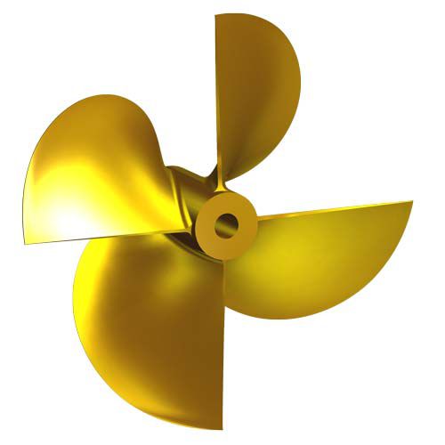 船用螺旋桨 - X9 - Italian Propellers S.r.l.  - 固定螺距 / 螺旋桨轴 / 4叶