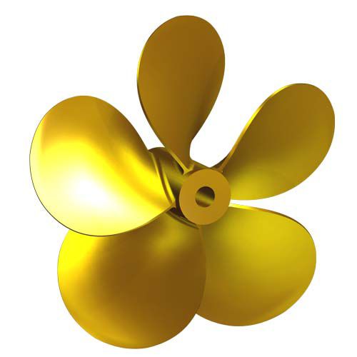 船用螺旋桨 - MC14 - Italian Propellers S.r.l.  - 固定螺距 / 螺旋桨轴 / 5叶