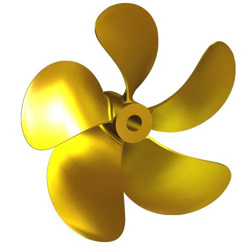 船用螺旋桨 - SFM10 - Italian Propellers S.r.l.  - 固定螺距 / 螺旋桨轴 / 5叶
