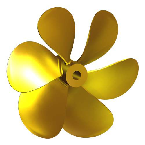 船用螺旋桨 - FV13 - Italian Propellers S.r.l.  - 固定螺距 / 螺旋桨轴 / 6叶
