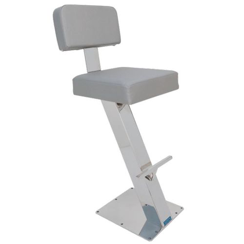 游艇吧台凳 - TEQUILA - Metalstyle Srl - 抛光不锈钢 / 方底