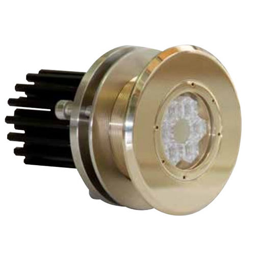 船用水下照明 - PLAQUE MF680 - Metalstyle Srl - LED式 / 贯穿船体 / 青铜