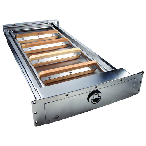 船用梯子 - 01.073 series - TR INOX - 收纳式 / 游泳 / 用于平台
