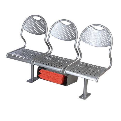 客船用座椅 - Paro ST - Gerpol Sitzsysteme GmbH - 3 人座 / 不锈钢