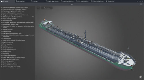 3D支架软件 - Virtual ship tanker - STORM SIM - 用于油轮 / 虚拟船