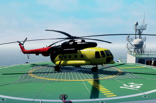 直升机场虚拟现实模拟器 - Helideck VR - STORM SIM