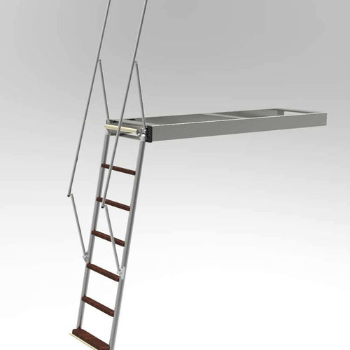 船用梯子 - Carina Railing Fix - Swissway Marine Holland bv - 用于游艇 / 帆船 / 固定式