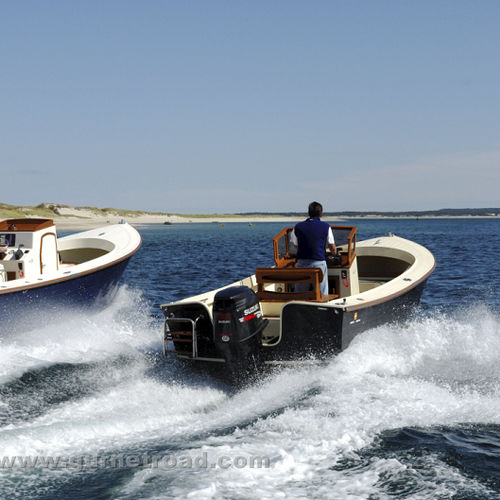 舷外敞开艇 - RB 21 - HABER YACHTS Sp. z o.o.  - 中央控制台 / 最多容纳 7 人 / 传统型