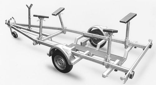 公路拖车 - B900-B1800 - Heku-Fahrzeugbau GmbH  - 搬运 / 帆船用 / 单车轴