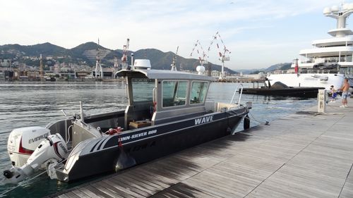 舷外敞开艇 - 800 Cabin - Tinn-Silver aluminium boats - 舷内 / 封闭式驾驶舱 / 近海