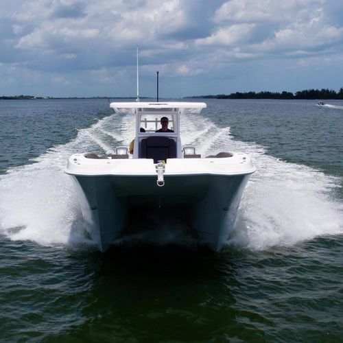 双体快艇 - 340 GFX - Twin Vee Catamarans, Inc. - 舷外 / 双引擎 / 开放式