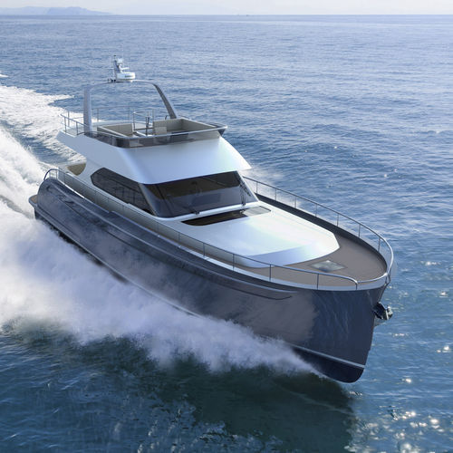 巡游机动游艇 - 56S  - Steeler Yachts - 飞桥 / IPS POD / 2舱