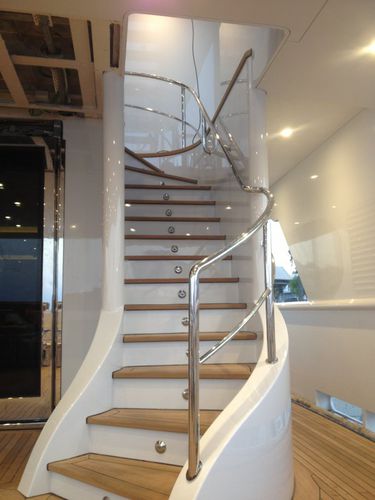 游艇扶手栏杆 - krommen stainless steel yacht accessories - 用于楼梯