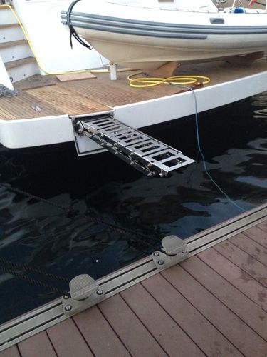 游艇舷梯 - krommen stainless steel yacht accessories - 收纳式 / 不锈钢