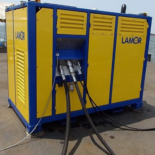 治污船用液压泵站 - LPP 200 - LAMOR - 港口和码头用 / 撇油用 / 电动式