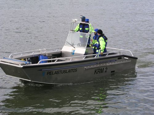 登陆艇专业船 - LC 6500 - LAMOR - 舷外 / 铝制