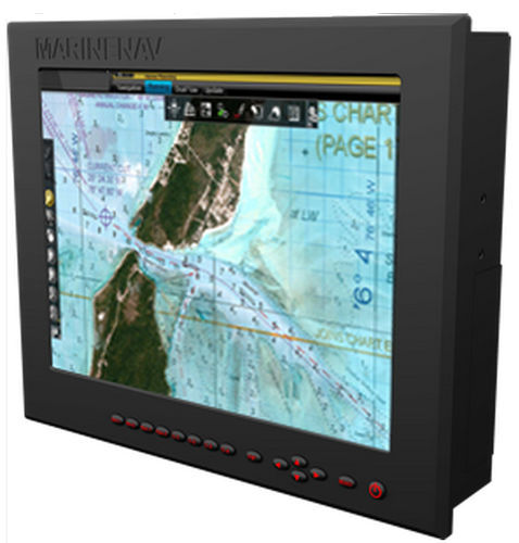 航海显示器 - CG Elite 15" - MarineNav Ltd. - 用于游艇 / 导航系统 / 触摸屏