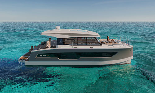 双体快艇- MY4.S - Fountaine Pajot Motor Yachts - 舷内/ 双引擎/ 硬顶