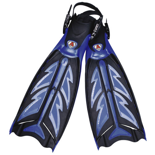 潜水脚蹼 - FN-600 (BLUE) - Aquatec - 塑料 / 复合材料 / 可调节