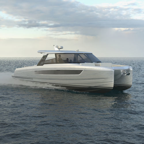 双体快艇 - YOT 41 - YOT POWER CATAMARANS - 舷外 / 双引擎