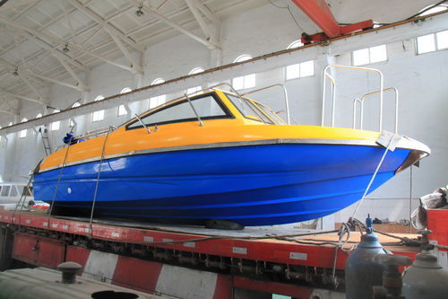 舷外小快艇 - YB-650 - Changzhou Youbang Boat Co., Ltd. - 双控制台 / 开放式 / 最多容纳 10 人