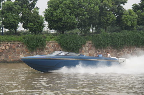 舷外小快艇 - YB-1005 - Changzhou Youbang Boat Co., Ltd. - 四引擎 / 双控制台 / 开放式
