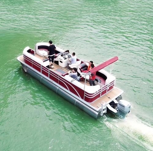 舷外浮桥船 - Changzhou Youbang Boat Co., Ltd. - 三重管 / 开放式 / 侧边控制台