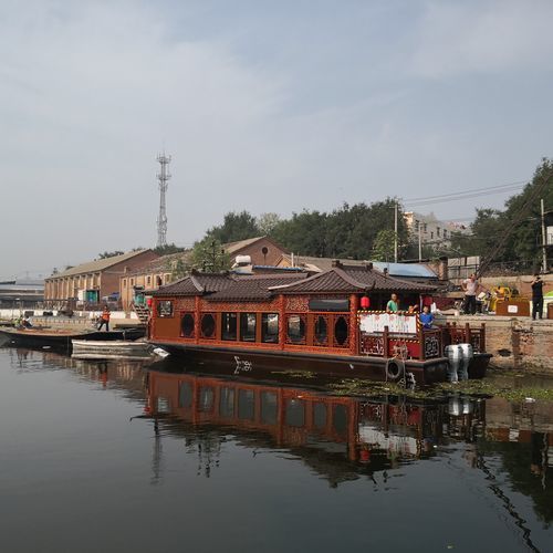 双体船船屋 - Painted boat - Changzhou Youbang Boat Co., Ltd. - 舷内 / 电动 / LPG