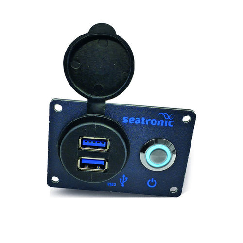 船用开关 - TCOUC1-1 - seatronic - 用于电回路 / 按钮式开关 / LED