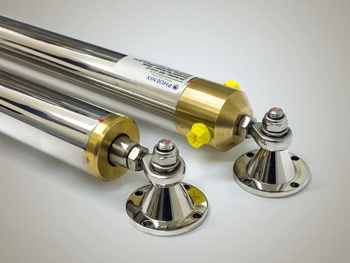 船用千斤顶 - PHOENIX MARINE SOLUTIONS - 液压 / 船尾游泳平台 / 不锈钢