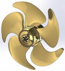 船用螺旋桨 - PCP - PIENING-PROPELLER - 可控螺距 / 轴驱动 / 4叶