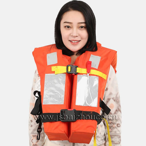 泡沫救生衣 - JBY-1 - Jiangsu Baizhou Safety Technology Co,.ltd. - 160N / 男女通用 / 橙色